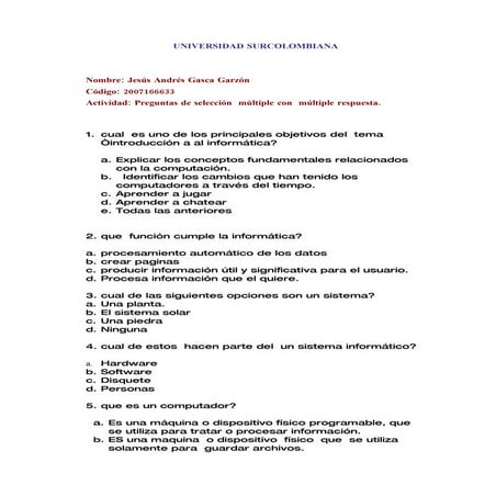 Preguntas con seleccion multiple con multiple respuesta