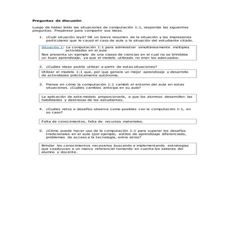 Preguntas de discusión