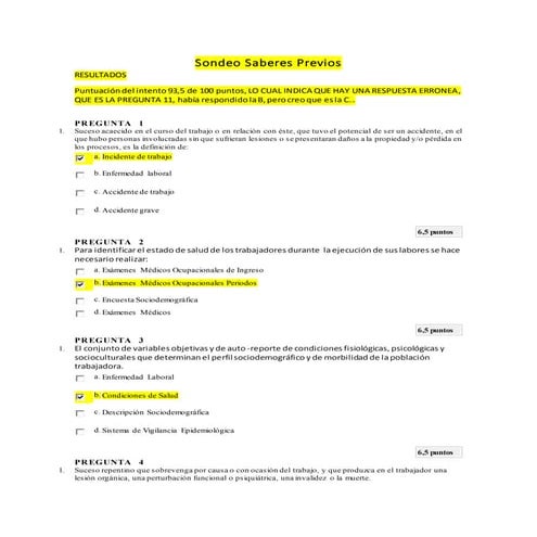 Preguntas de examen de sondeo SG-SST:SISTEMA DE GESTION DE LA SEGURIDAD Y SAL...