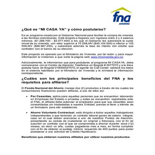 Preguntas frecuentes sector vivienda