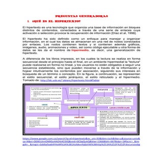 Preguntas generadoras nucleo 2