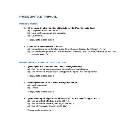 Preguntas trivial examen