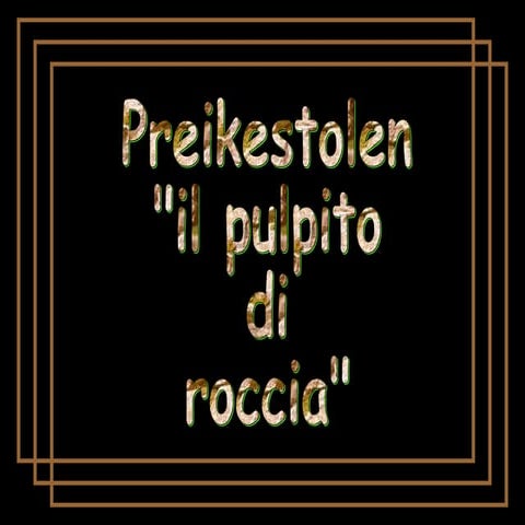 Preikestolen Pulpito De Piedra