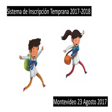 Preinscripción 2018