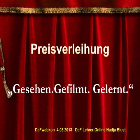 Preisverleihung