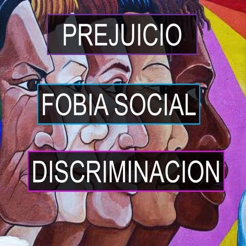 Prejuicio, Fobia Social y Discriminacion