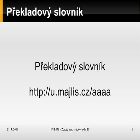 PREKLADOV SLOVN KY PREKLADA visual data 5