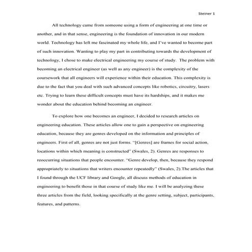 Preliminary genre analysis revised