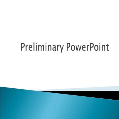 Preliminary presentation with group draft3