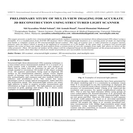 Preliminary study of multi view imaging for accurate