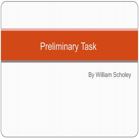 Preliminary task