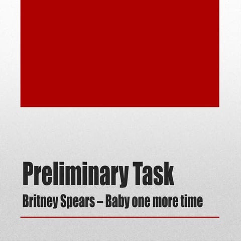 Preliminary task - Britney Spears