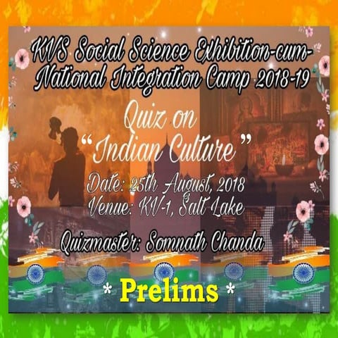 'Indian Culture' Quiz Prelims