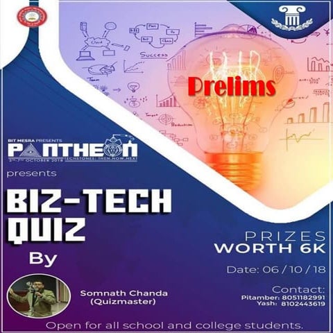 Biz-Tech Quiz Prelims