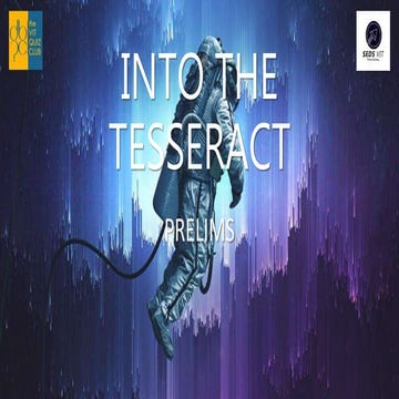 Space Quiz (Prelims) - VIT Vellore by DBQC