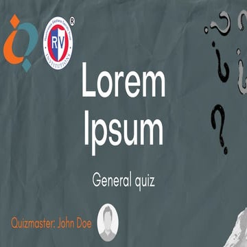 Lorem Ipsum Prelims