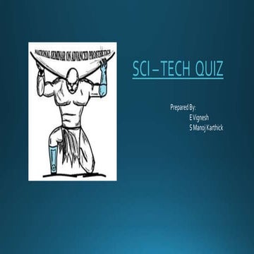 Scitech Quiz at SASTRA University for NSAP'15
