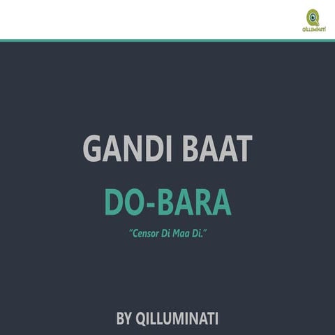 Gandi Baat Dobara : The NSFW Quiz Prelims