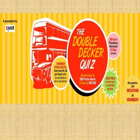 Lit Quiz Prelims April 26th'2015