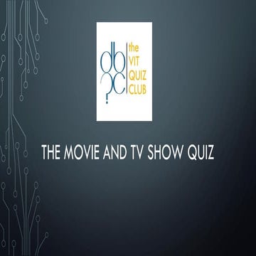 MTV - Movies and TV Shows Quiz - Prelims with Answers