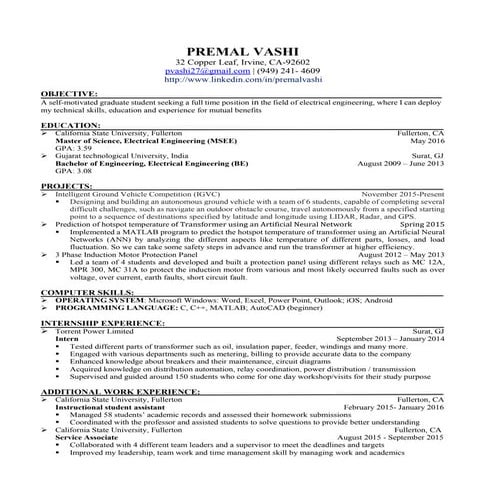 MY CV | PDF