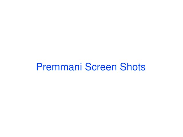 Premamaniscreenshots