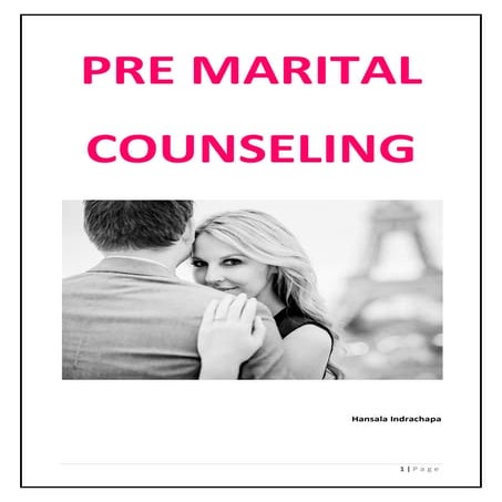 Premarital counseling 