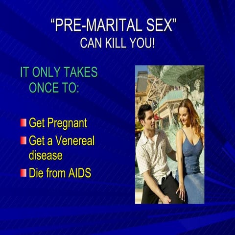 Premarital Sex Can Kill You!