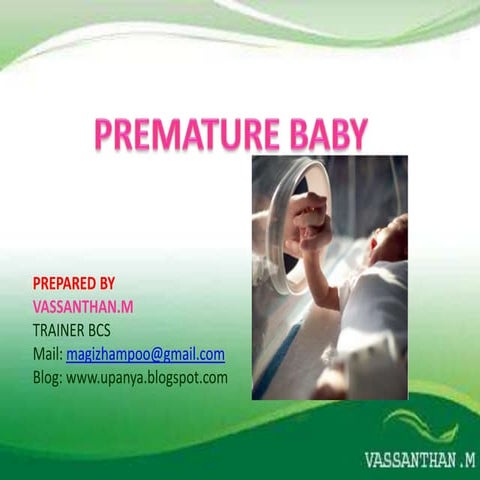 Premature baby