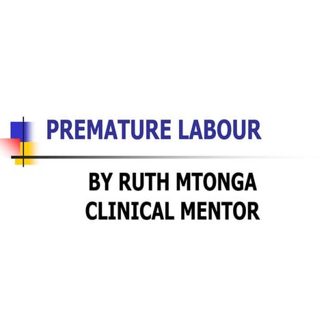 Premature Labor in maternal health nursing.ppt