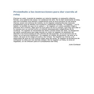 Preámbulo a las instrucciones para ...