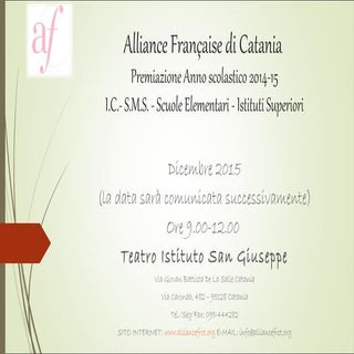 Premiazione 2015 i.c., s.m.s. e scu...