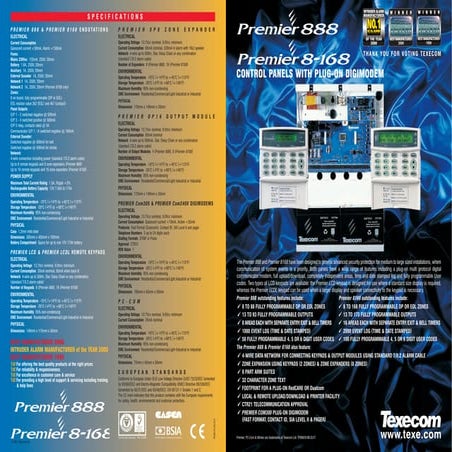 Premier 8 x zone expander