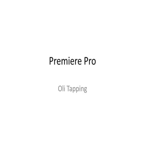 Premiere pro 