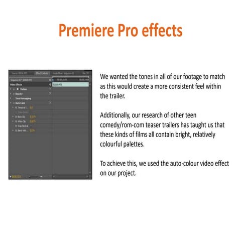 Premiere pro effects