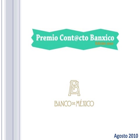 Premio contacto Banxico