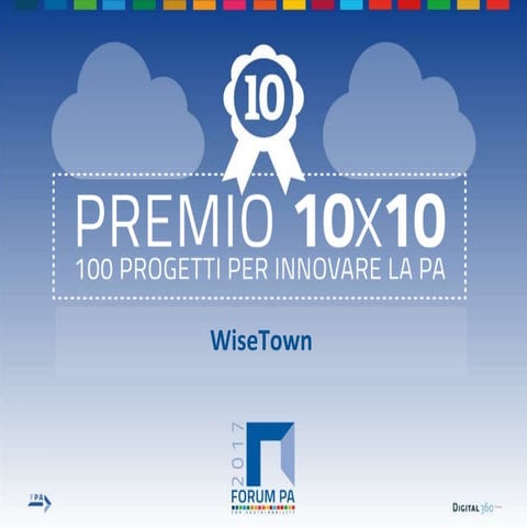 WiseTown: Premio ForumPA 2017