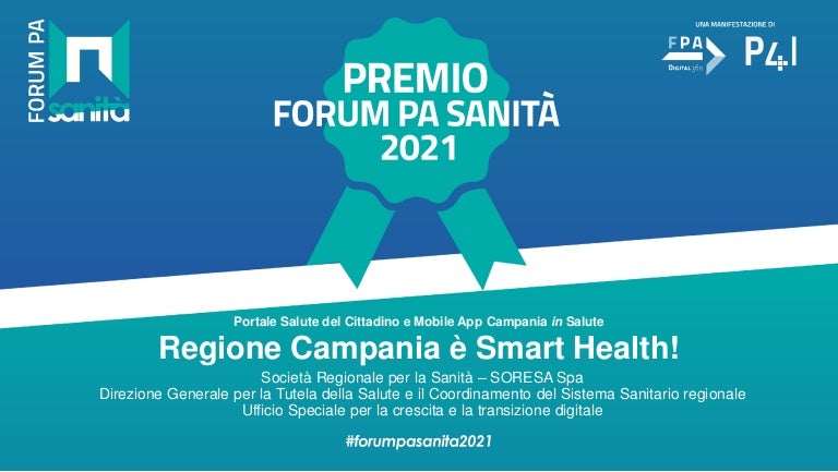 Premio forum pa sanita 2021 template ppt - regione campania - 04-10-21 3 premioforumpasanita2021 templateppt regionecampania 04 10 21 211004103738 thumbnail 4