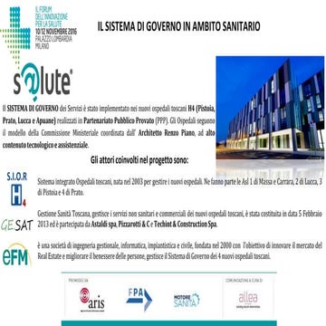 La Centrale di Governo negli H4 Toscani