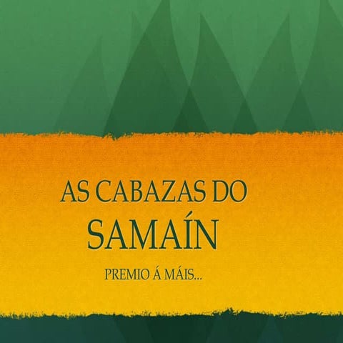 Premios concurso de cabazas do Samaín