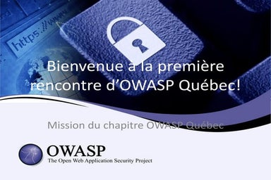Première rencontre d'owasp québec