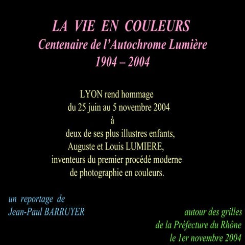 Primeras Fotos Colores