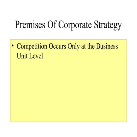premises_corporate_strategy.ppt adfbvuifiuvhef | PPT