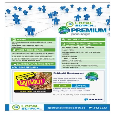 Local Search UAE Premium Package