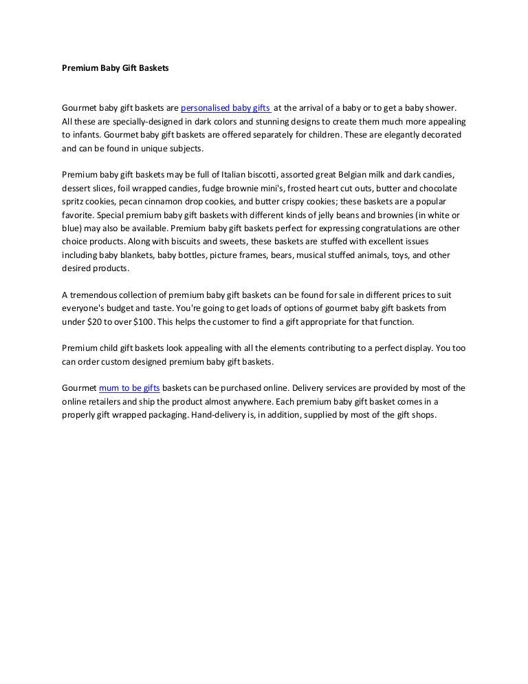 custom baby gift baskets