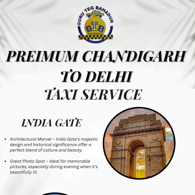 Premium Chandigarh to Delhi Taxi Service - GTB Travels.,,.pdf