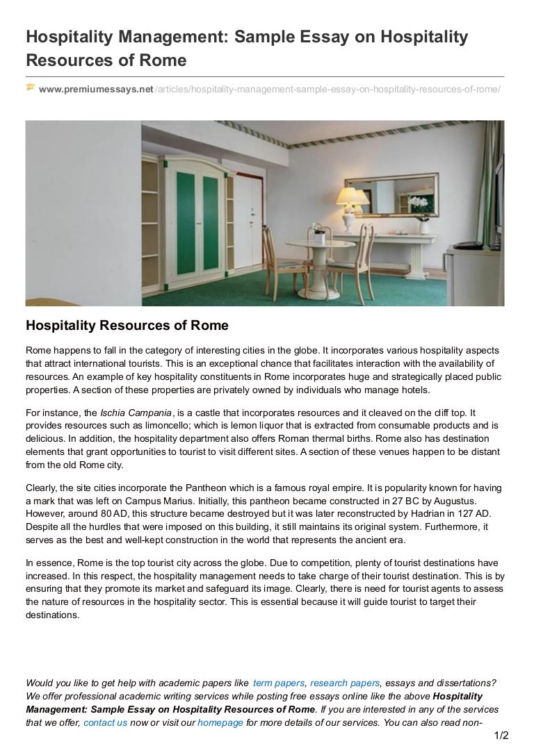 essay on hospitality management homework example june competitive advantage of store design and customer handling in retail ethical marketing for competitive advantage on essay on hospitality management