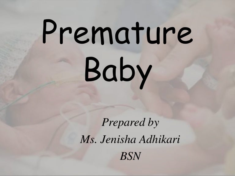 nursing management of premature babies