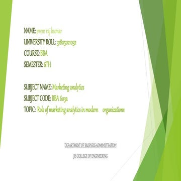 Prem Raj Kumar 31805021032 marketing analytics.pptx