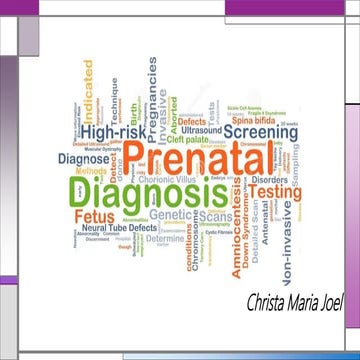 Prenatal Diagnosis